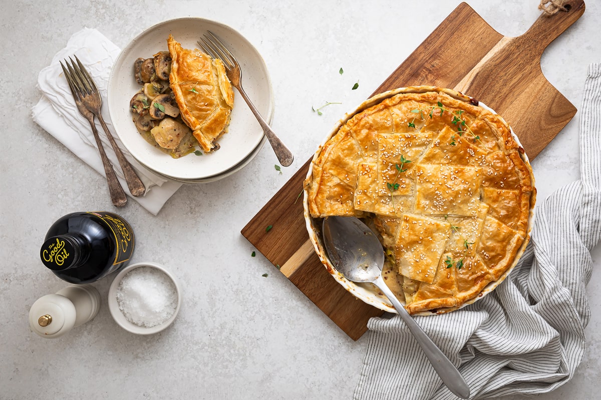 chicken-leek-mushroom-pie